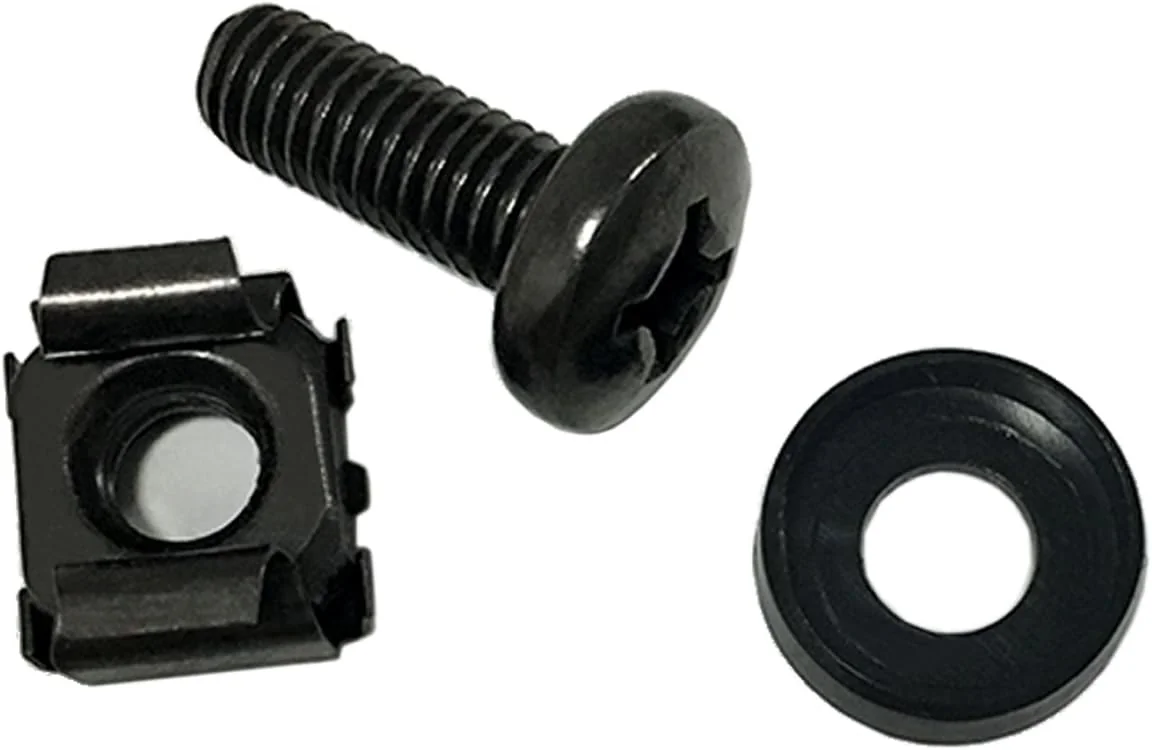 Lancher 60-Pack M6 x 16mm Schroeven en Kooi Moeren
